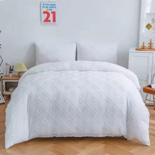 Luxury tufted design duvet covers